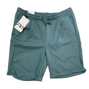 Nwt Mens Zara Jogger Shorts sz L